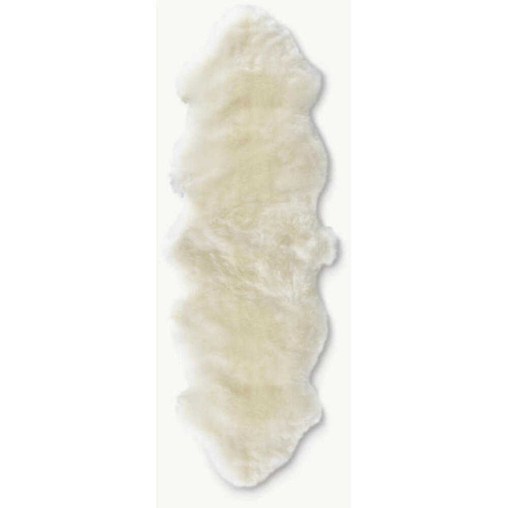 RH Baby & Child Natural New Zealand Sheepskin Double Pelt 71" x 23.5" Ivory - Picture 7 of 7